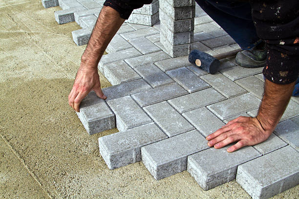 Residential Paver Driveway in Holly, MI